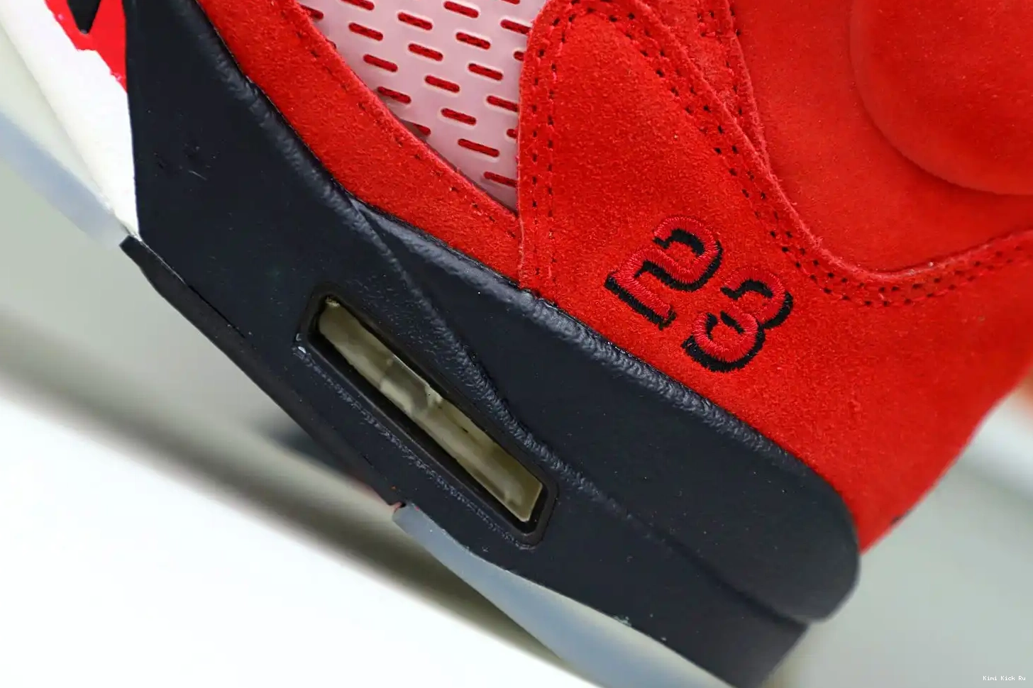 RETRO JORDAN Kimikick RAGING BULL RED 5 SUEDE AIR 0417